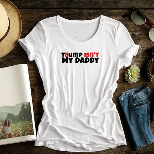 Camiseta Ordenante anti-Trump slogan vermelho elegante (Criador carregado)