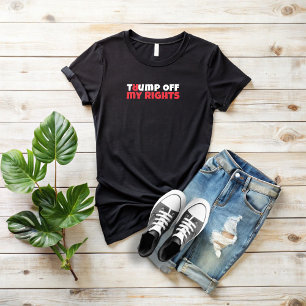 Camiseta Ordenante anti-Trump slogan vermelho elegante