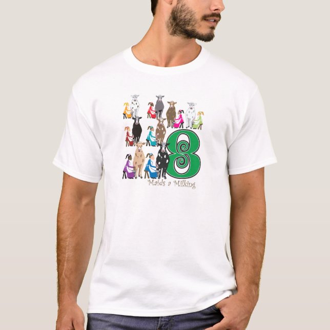 Camiseta Ordenha de 8 empregadas domésticas (Frente)
