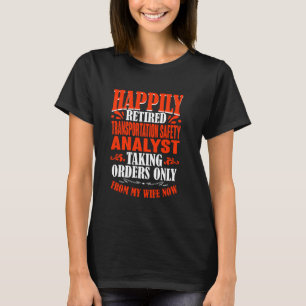 Camiseta Ordens Da Minha Esposa Segurança De Transporte Ref