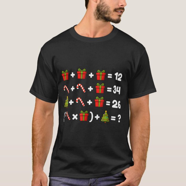 Camiseta Order Of Operations Quiz Christmas Math Teacher 67 (Frente)
