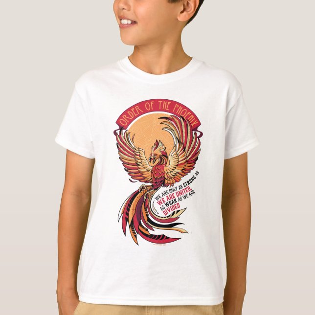 Camiseta Order of the Phoenix Crosshatched Emblem (Frente)