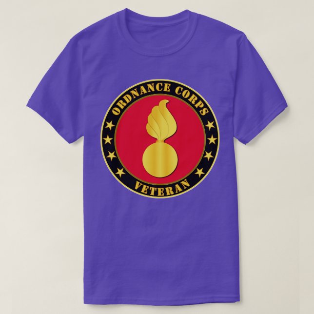Camiseta Ordnance Corps Veteran (Frente do Design)