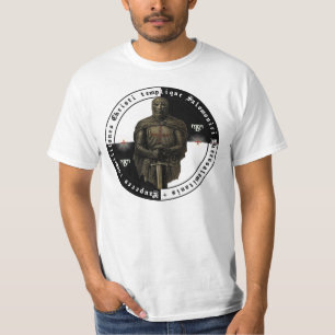 Camiseta Ordo Templari Shirt com cavaleiro estar
