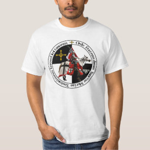 Camiseta Ordo Teutonicus Shirt com cavaleiro berittenem