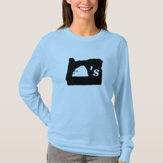 Camiseta oregon balança o monte de feno