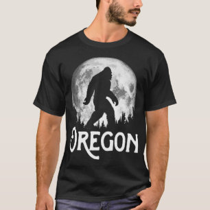 Camiseta Oregon Bigfoot na Noite Legal das Árvores Luminos