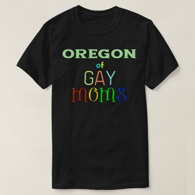 Camiseta Oregon De Mães Gay (Frente do Design)