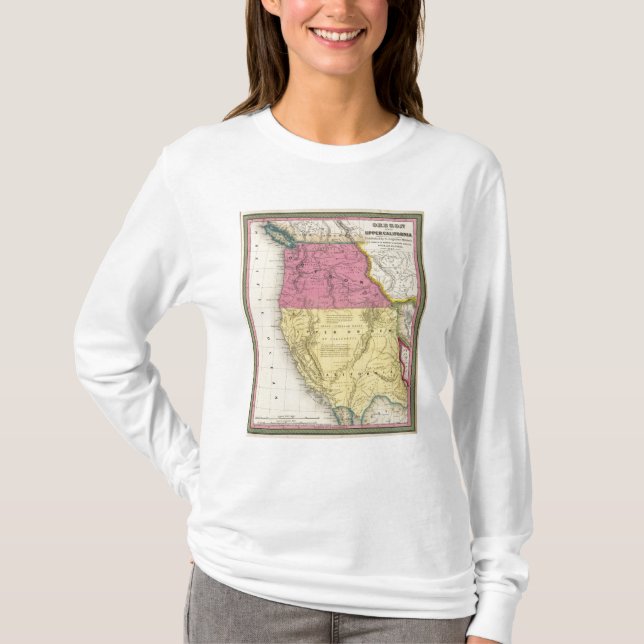 Camiseta Oregon e Califórnia superior (Frente)