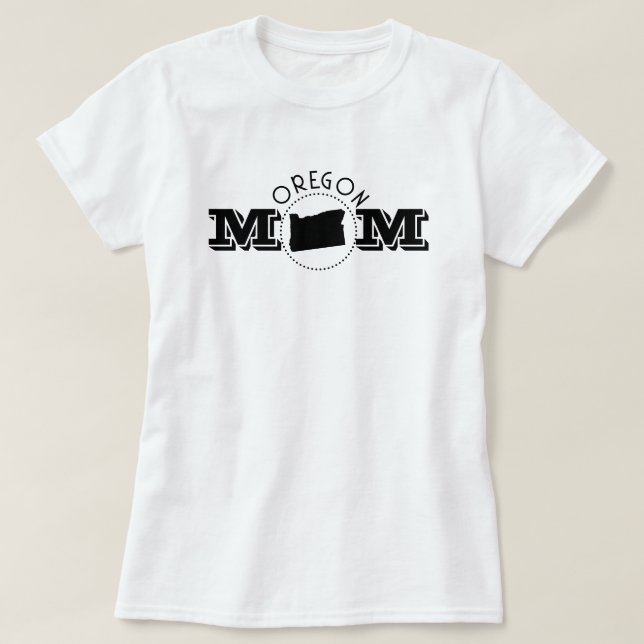 Camiseta Oregon Mom  (Frente do Design)