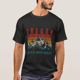 Camiseta Oregon Pnw Vintage EUA Souvenir