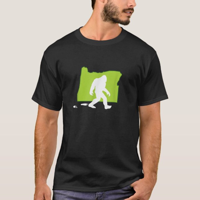 Camiseta Oregon State Bigfoot Hunter (Frente)
