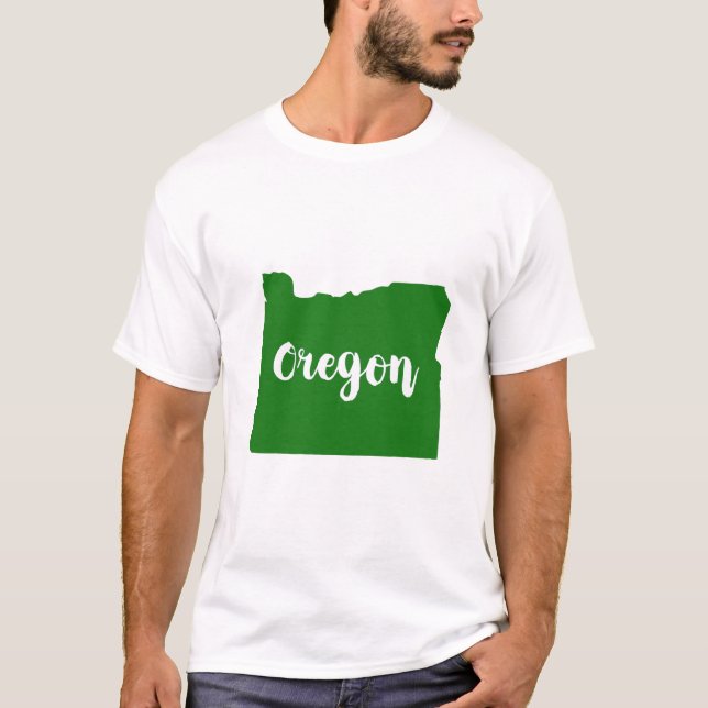 Camiseta Oregon State Green (Frente)