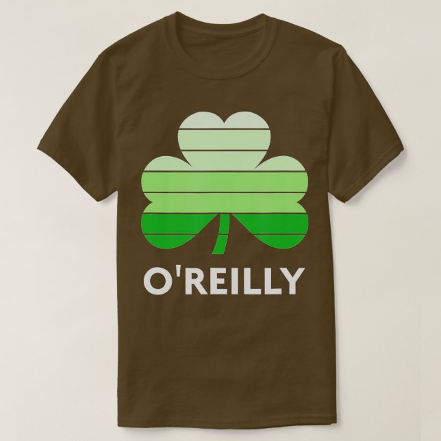 Camiseta O'Reilly Irish Family Name (Frente do Design)