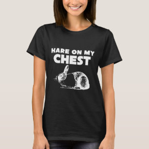 Camiseta Orelha No Meu Peito Engraçada Coelho Gelty Gift