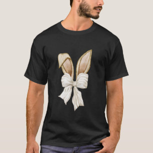 Camiseta Orelhas de Coelho com Laço Sedutor, Coelhinho Fofo