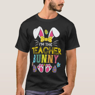 Camiseta Orelhas de Coelho de Páscoa para Professores Fanta