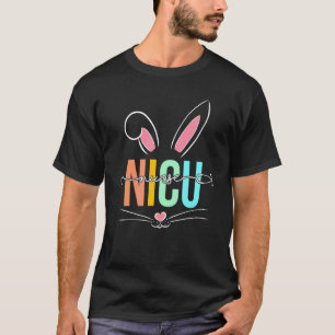 Camiseta Orelhas de coelho do enfermeiro da Nicu Estetoscóp