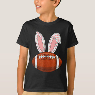 Camiseta Orelhas de coelho fã de futebol americano coelho d