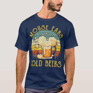 Camiseta Orelhas De Rato E Bebidas Frio, cerveja engraçada,