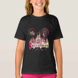 Camiseta Orelhas do Mickey Mouse, Castelo e Personagens da