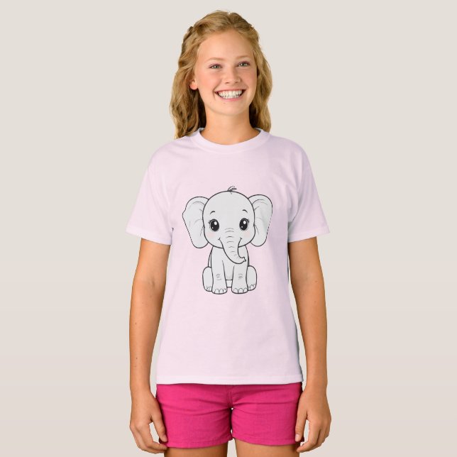 Camiseta Orelhas Grandes, Coração Maior (Frente Completa)