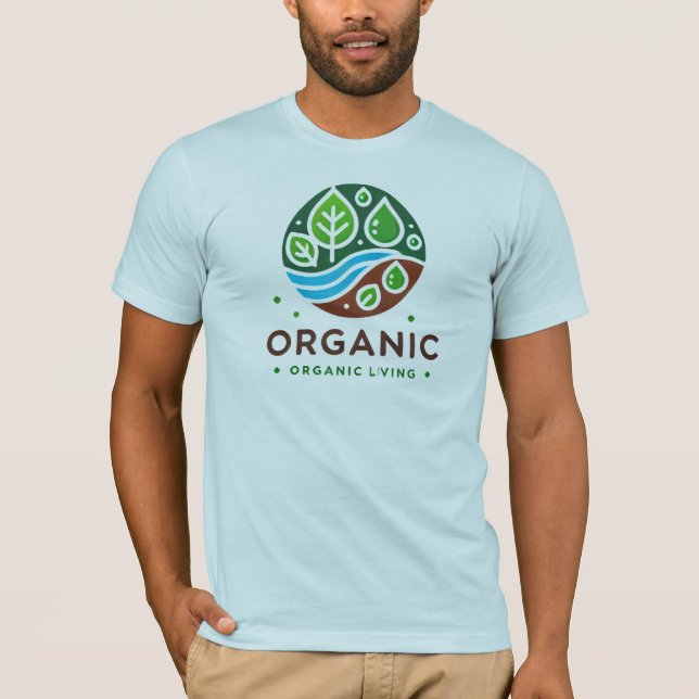 CAMISETA ORGANIC DESIGN Tシャツ (Frente)