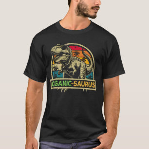 Camiseta Organic-Saurus T Rex Dinossauro Organic Saurus Fam