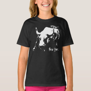 Camiseta Orgânica Bull Souvenir de Nova Iorque
