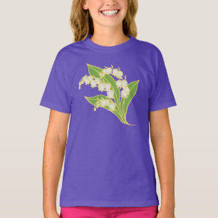 Camiseta Orgânica das Meninas: Lily of the Valley