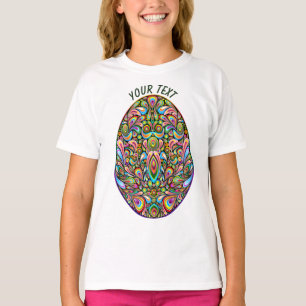 Camiseta Orgânica Infantil com Desenho Psicodélico
