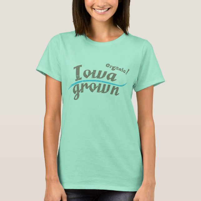 Camiseta Orgânico! Iowa-Grown (Frente)