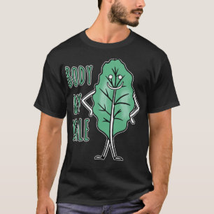 Camiseta ORGANISMO POR KALE Cute Vegan ou Comida de Saúde V