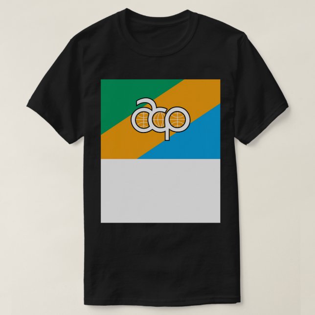 Camiseta Organização dos Estados da África das Caraíbas e d (Frente do Design)