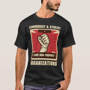 Camiseta Organizações Comunistas Ateus Eu Amo Não Profetas