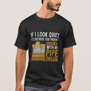Camiseta Organizador da Igreja do Jogador de Instrução Pipe