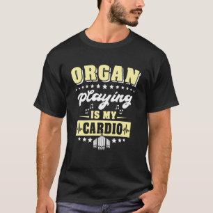 Camiseta Organizador de Jogadores de Orgões da Igreja Music