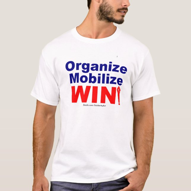 Camiseta Organizar-Mobilizar-VITÓRIA! (Frente)