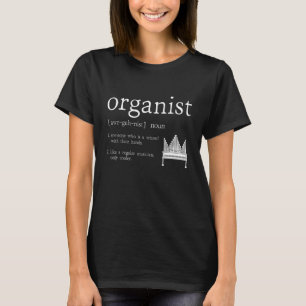 Camiseta Orgão de Tubagem do Jogador de Instrumentos de Def