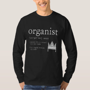 Camiseta Orgão de Tubagem do Jogador de Instrumentos de Def