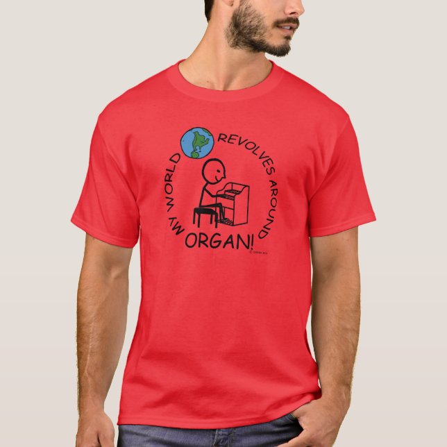 Camiseta Órgão - Mundo Revola-se (Frente)