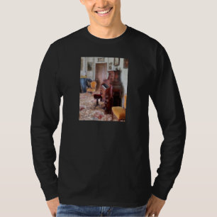 Camiseta Órgão na sala de estar do Victorian