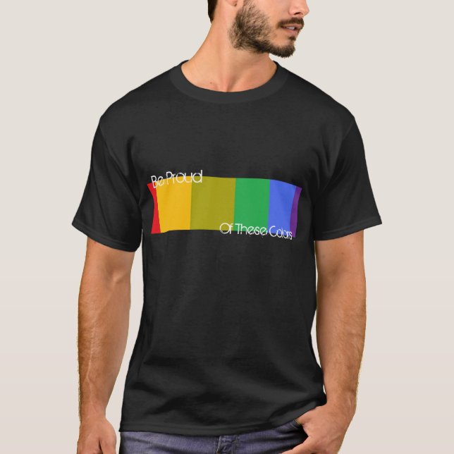 Camiseta Orgulha-Se Destas Cores (Frente)