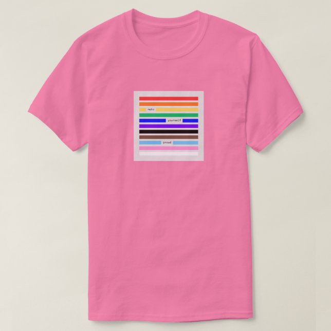 Camiseta Orgulhe-Se Orgulho Redação Arco-Íris Orgulho 2026 (Frente do Design)