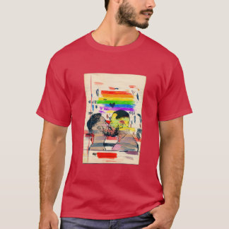 Camiseta Orgulho 2020 Dois homens se beijando