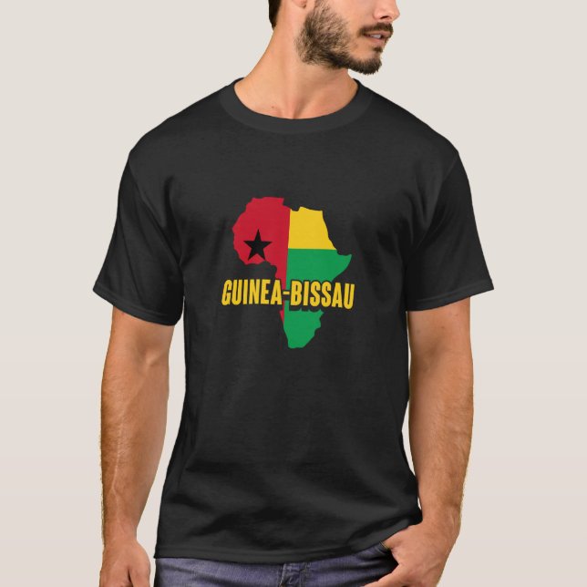 Camiseta Orgulho Africano e Patrimônio 1 da Guiné (Frente)