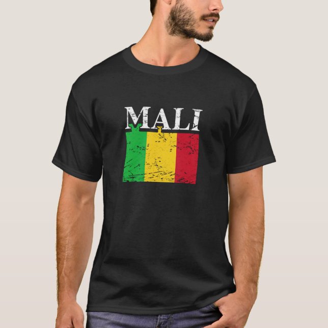 Camiseta Orgulho Africano e Patrimônio 1 do Mali (Frente)