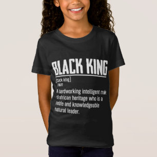 Camiseta Orgulho Africano História Negra Mês Rei Negro