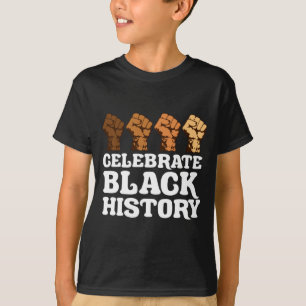 Camiseta Orgulho Afro-Americano Celebre o Mês da História N