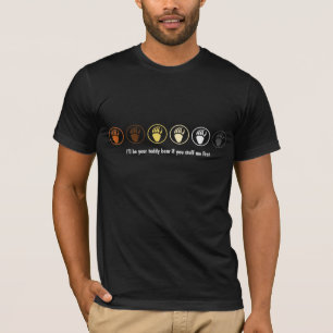 Camiseta Orgulho alegre do urso - eu serei seu urso de